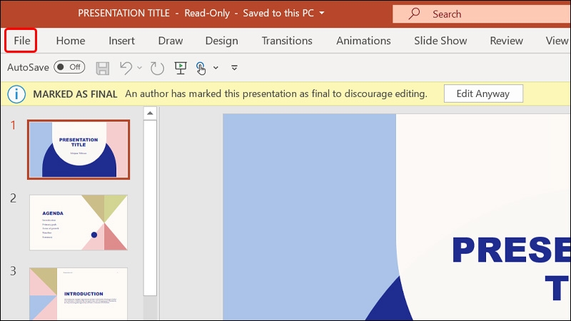 Chế độ Read Only trong PowerPoint - hình 7