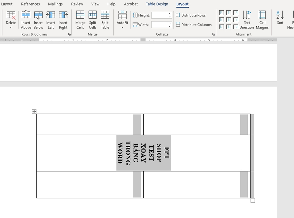 Xoay bảng trong Word - Ảnh 05