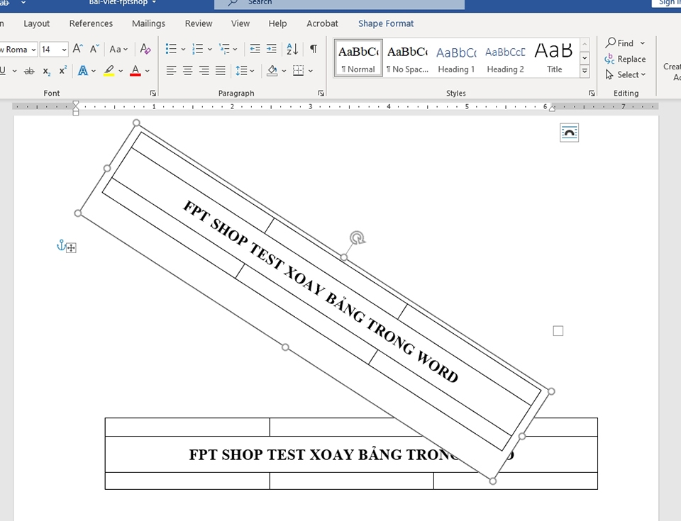 Xoay bảng trong Word - Ảnh 09