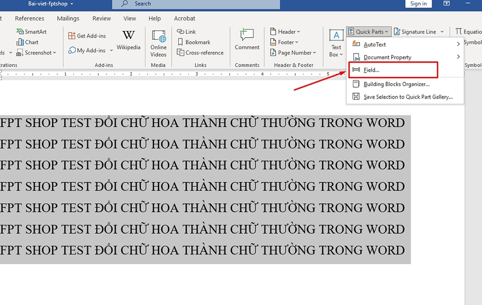 Đổi chữ hoa thành chữ thường trong Word - Ảnh 19
