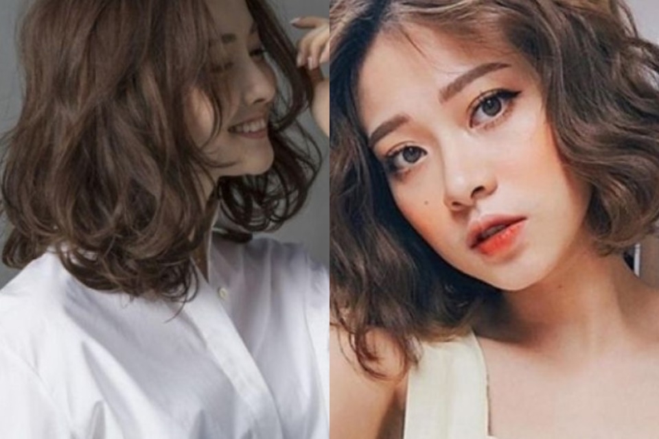 Kiểu tóc ngắn xoăn bob cho nữ đẹp