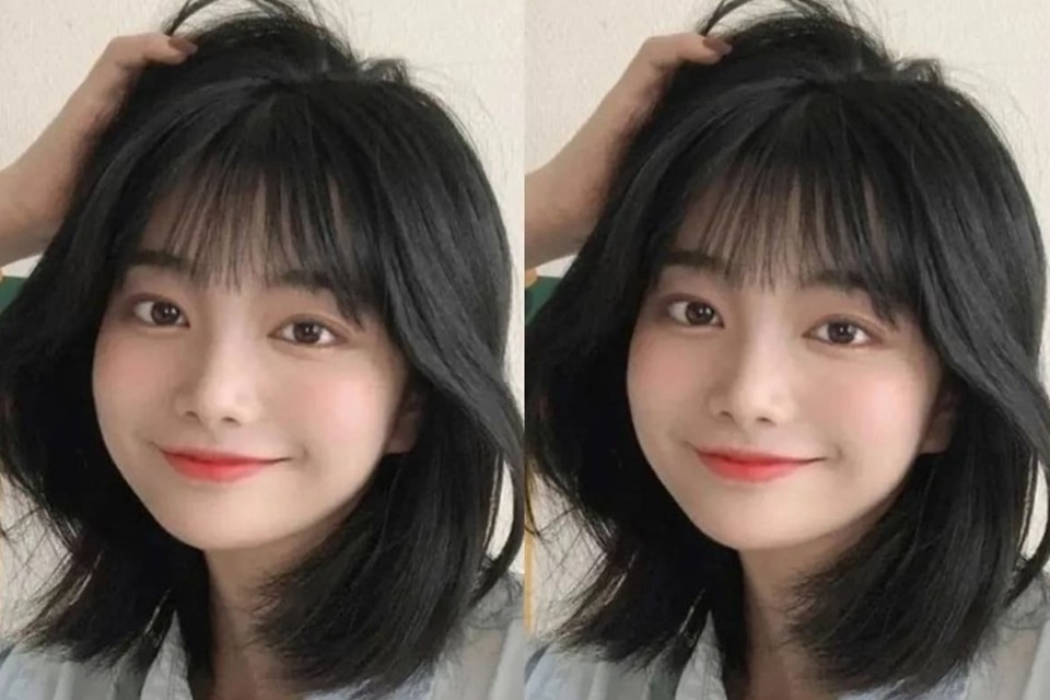 Tóc layer cho nữ mặt gầy