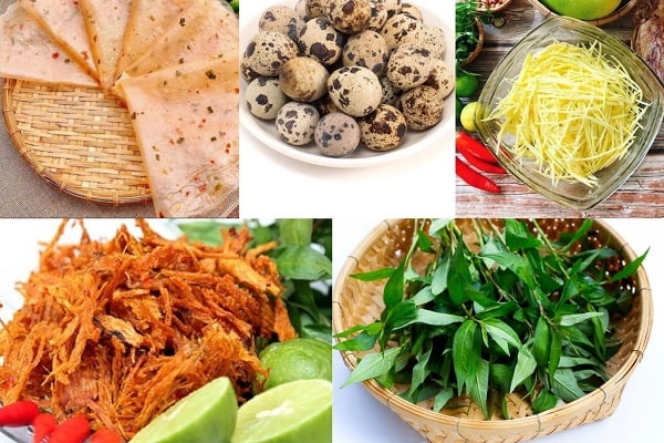 Nguyên liệu làm bánh tráng