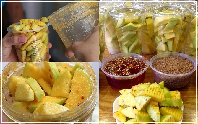 Cách làm xoài lắc chua cay tê tái tại nhà