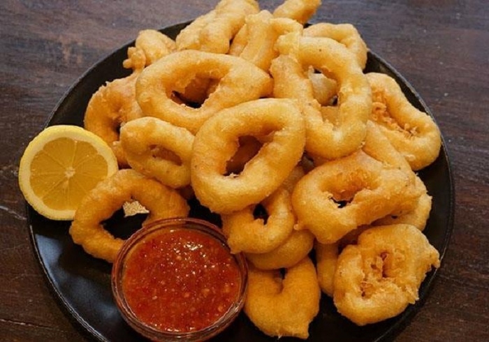 Cách làm mực chiên giòn 7