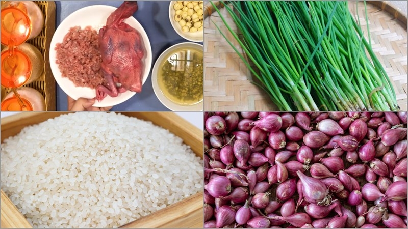 Chọn mua đầy đủ nguyên liệu nấu cháo chim bồ câu