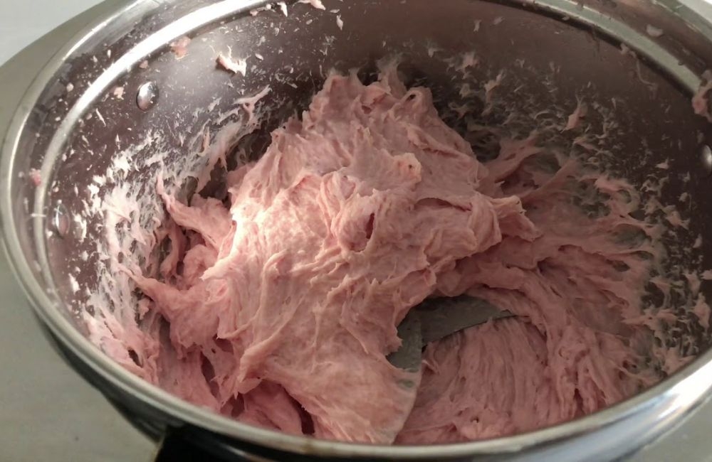 xay thịt làm chả