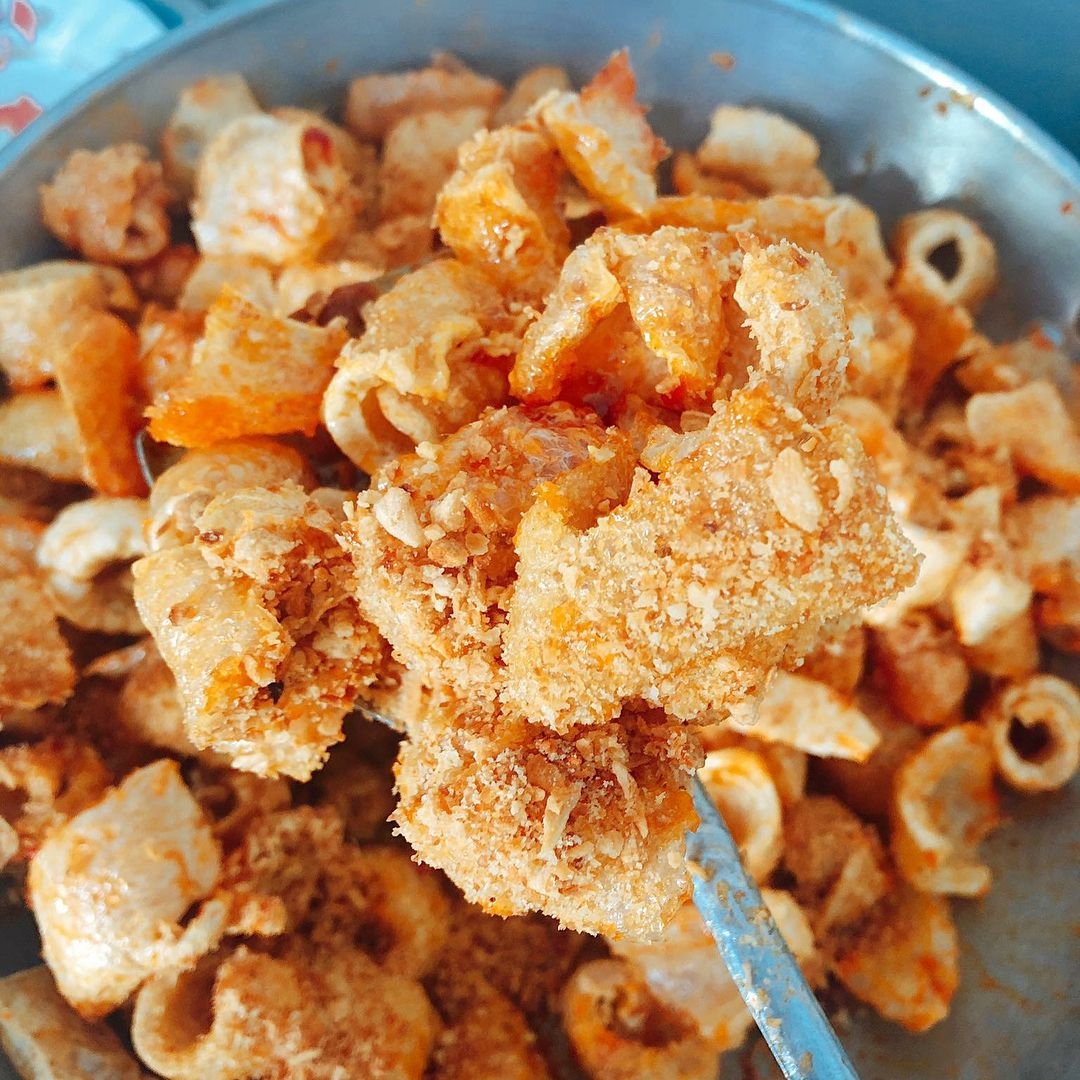 Da heo chiên giòn mắm tỏi