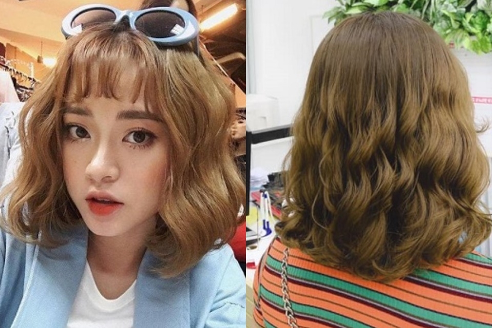 Tóc ngắn cho mặt tròn, mũi tẹt