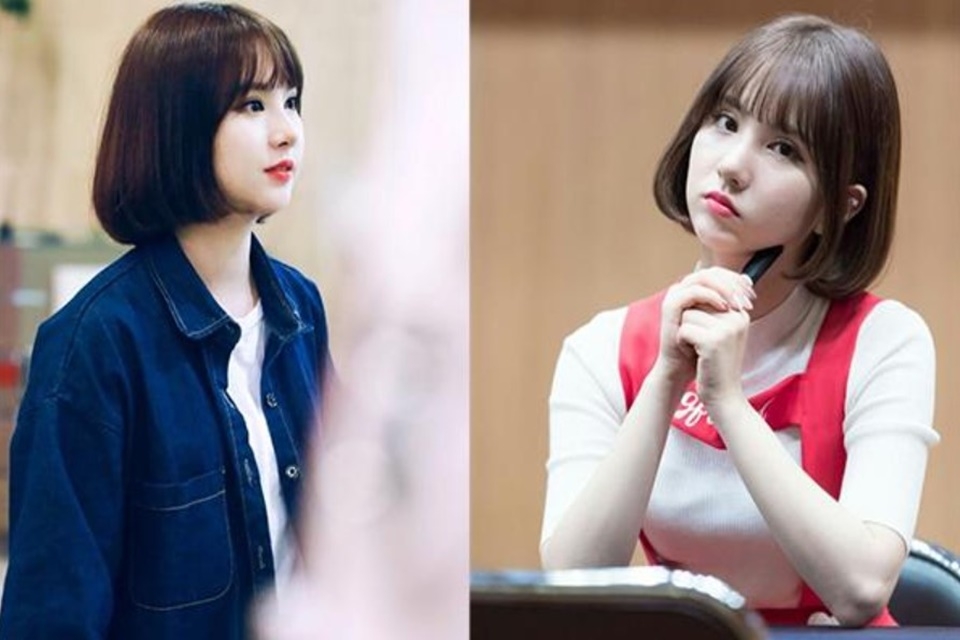 Tóc cụp cho nữ mặt tròn