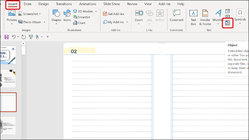 Cách chèn file Excel vào PowerPoint - hình 12