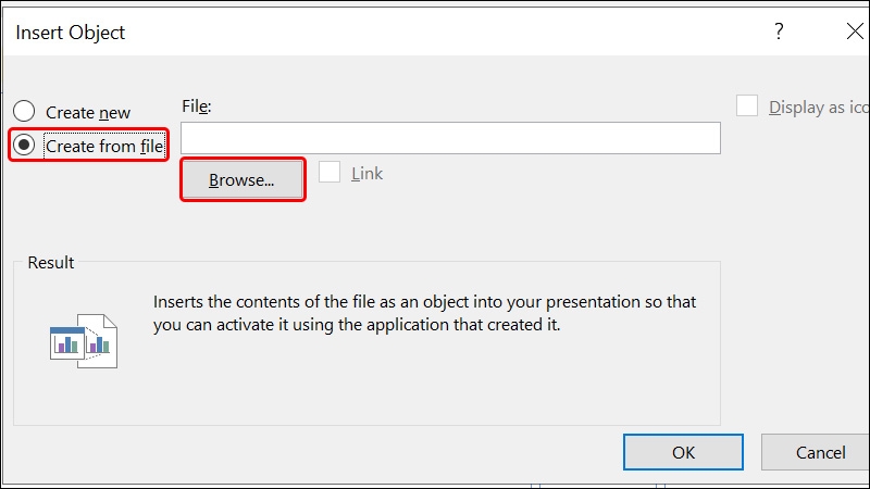 Cách chèn file Excel vào PowerPoint - hình 13