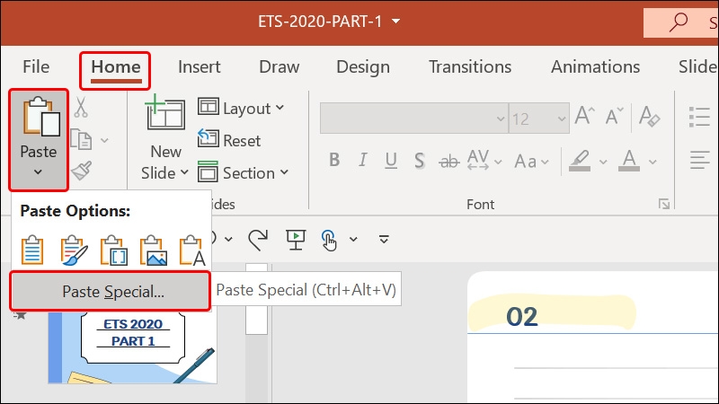 Cách chèn file Excel vào PowerPoint - hình 9