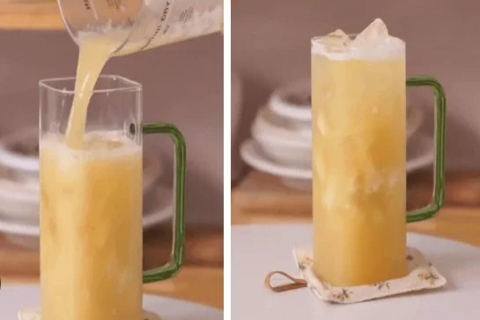 Pha chế trà mãng cầu