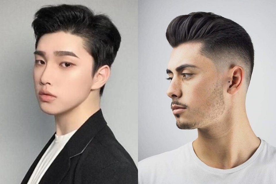 Kiểu tóc nam Hàn Quốc Pompadour