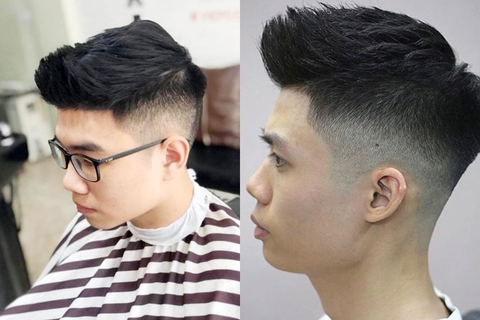 Tóc nam Hàn Quốc cắt quiff