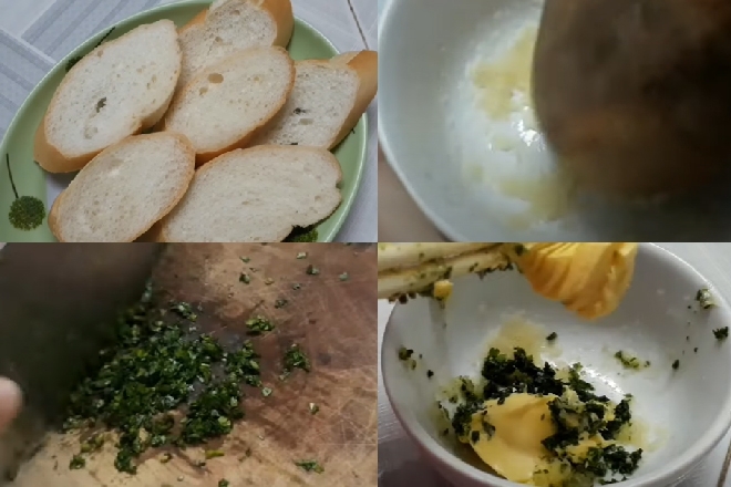 cách làm bánh mì bơ tỏi 8