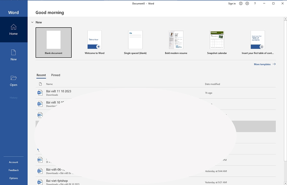 Tạo biểu mẫu trong Word - Ảnh 02