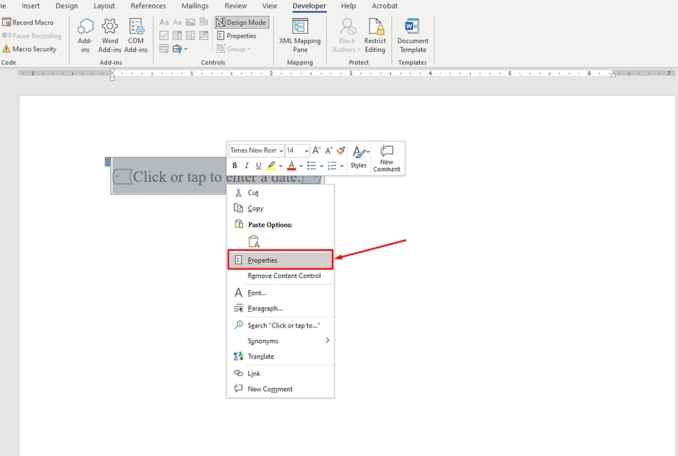 Tạo biểu mẫu trong Word - Ảnh 12