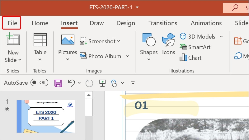 Bỏ gạch chân đỏ trong PowerPoint - hình 1