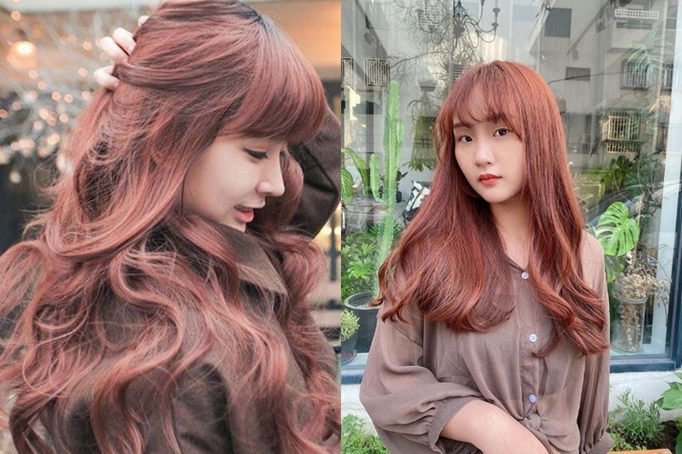 Không nên gội đầu ngay sau khi nhuộm tóc nâu đỏ