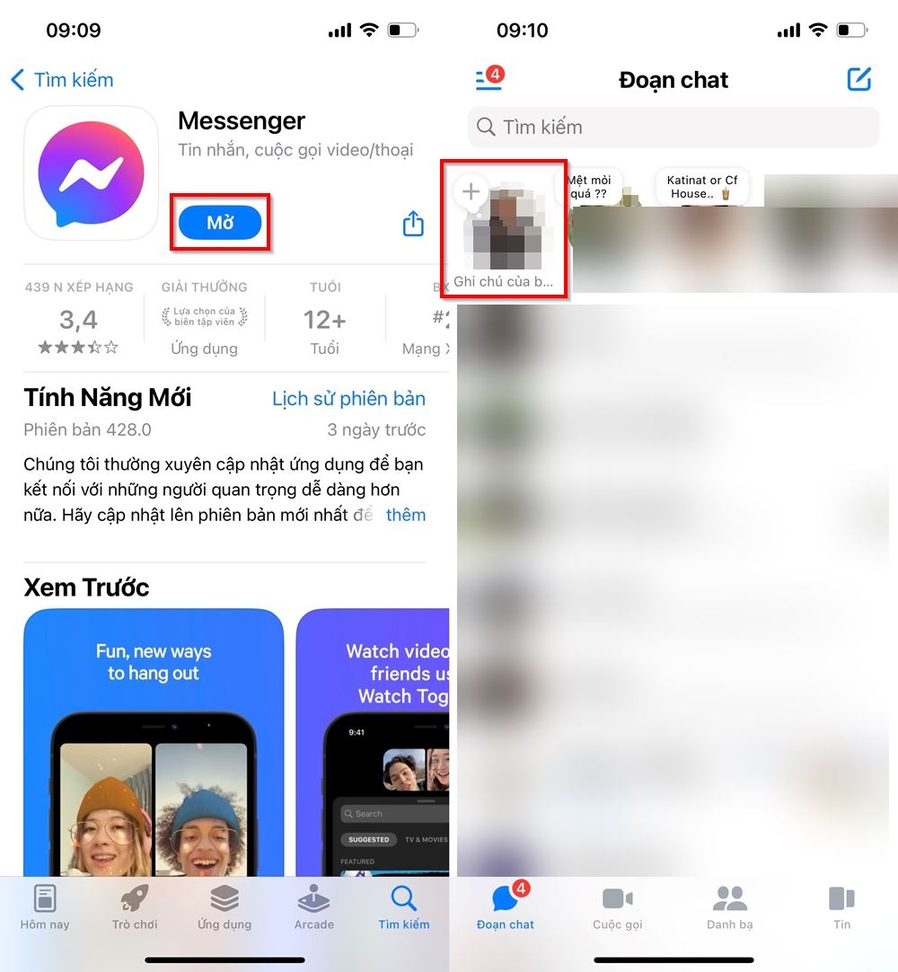 Cách cập nhật suy nghĩ của bạn trong Messenger 2