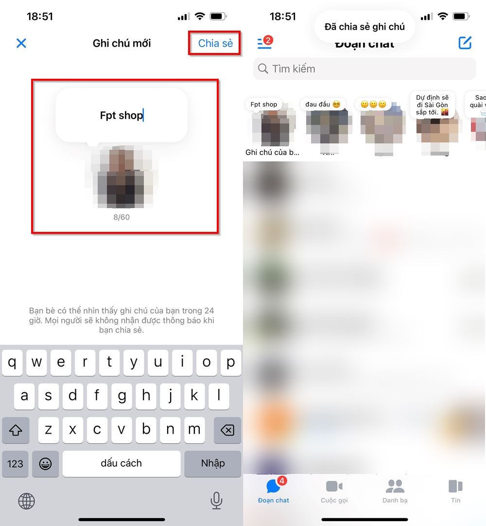 Cách cập nhật suy nghĩ của bạn trong Messenger 3
