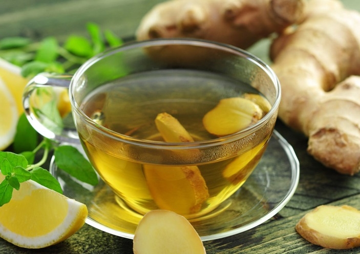 cách làm trà gừng 2