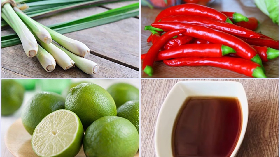 Các nguyên liệu chính cho nước chấm ốc