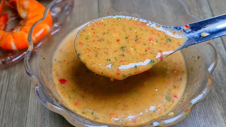 Nước chấm ốc muối ớt đỏ