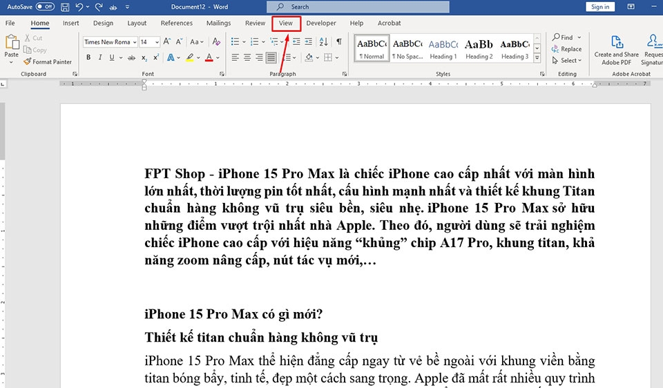 Cách chuyển trang trong Word - Ảnh 06