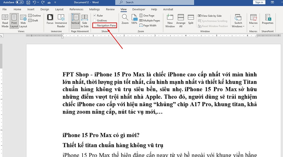 Cách chuyển trang trong Word - Ảnh 07
