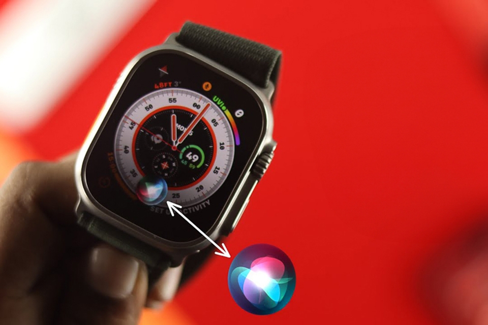 Siri on Apple Watch Ultra 2