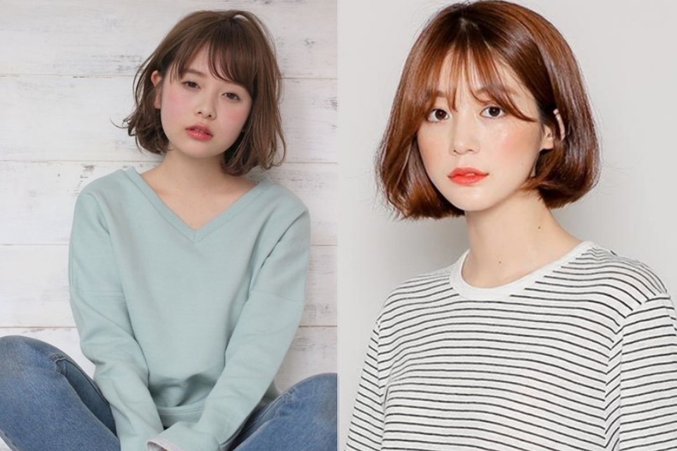 Cắt tóc thưa mái ngố trẻ trung