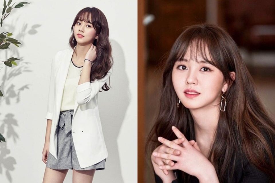 Tóc mái thưa uốn cong chữ C