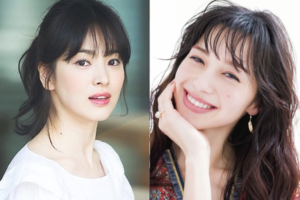 Tóc mái thưa Hàn Quốc