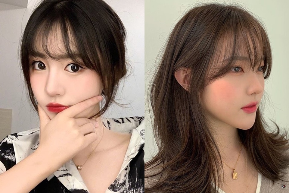 Tóc mái thưa kiểu Pháp đẹp nhất