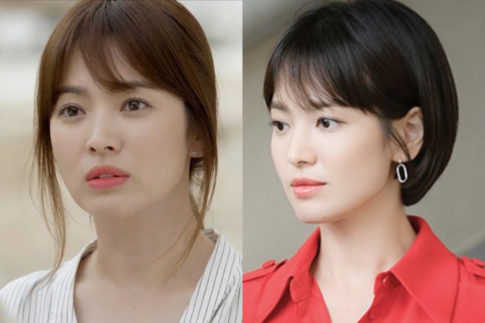 Tóc mái thưa Song Hye Kyo
