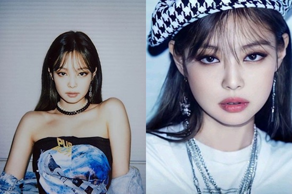 Tóc mái thưa Jennie