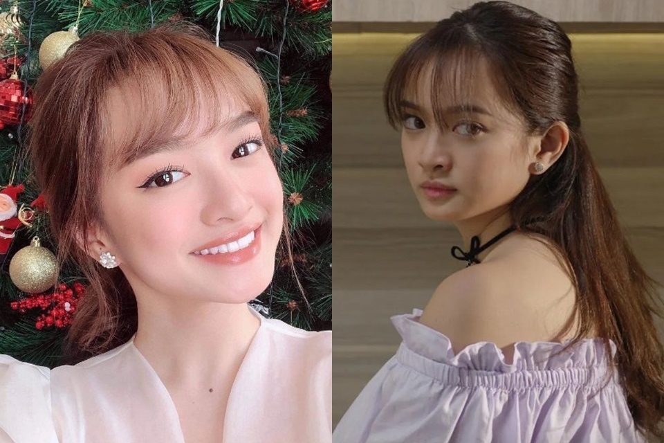 Tóc mái thưa Kaity Nguyễn trẻ trung