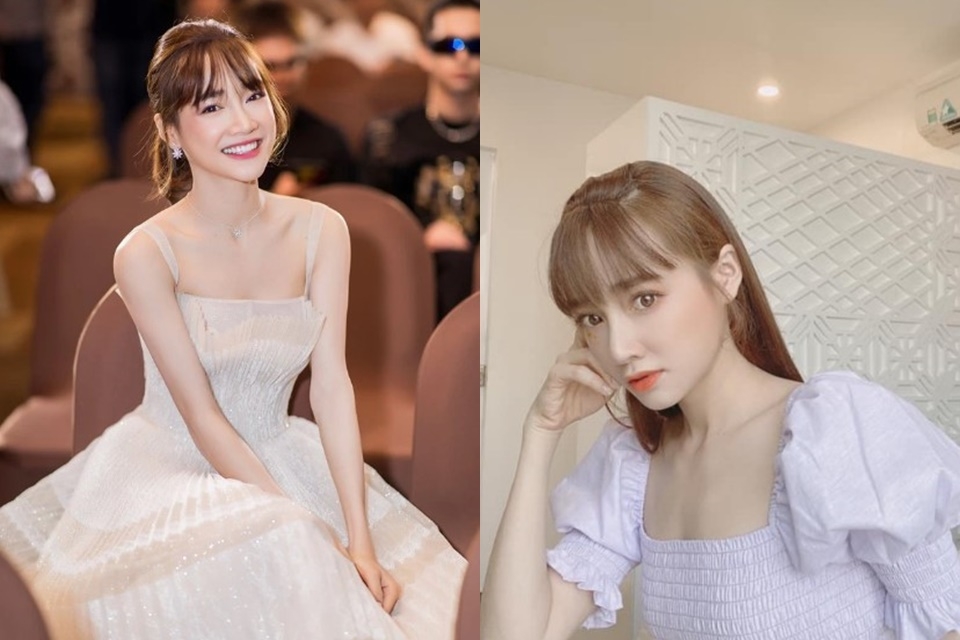 Diễn viên Nhã Phương từng gây sốt khi để mái thưa