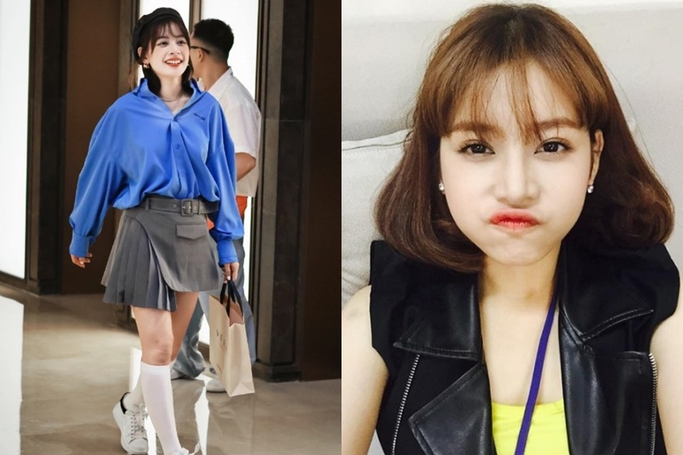 Chi Pu nổi bật khi cắt tóc mái thưa