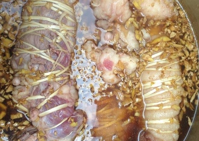 Luộc gầu bò