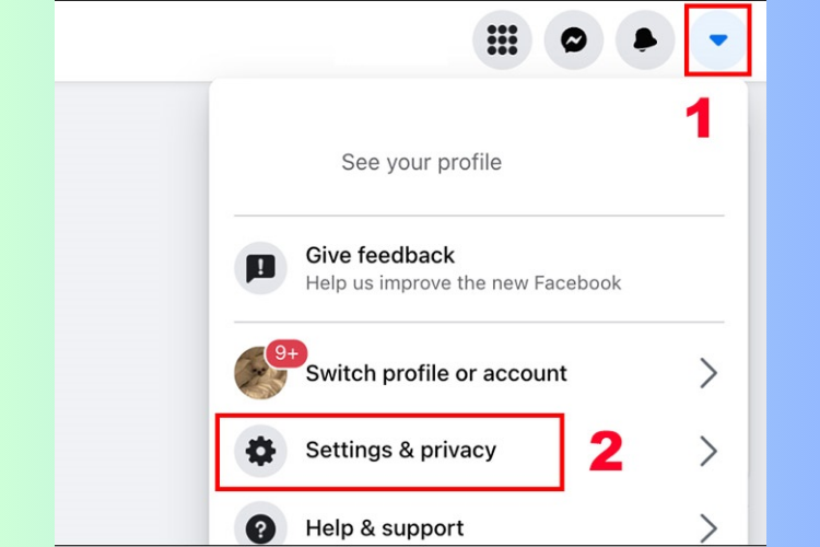 Cách bỏ follow trên Facebook từ phần Cài đặt