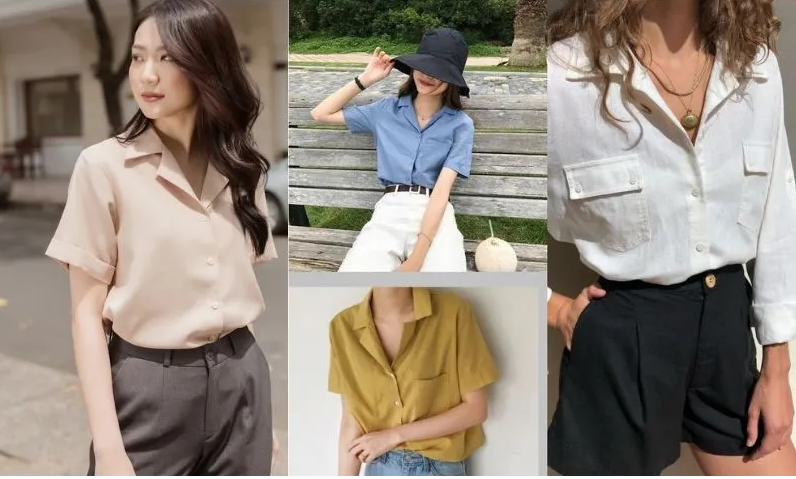 Thanh lịch với áo sơ mi màu Pastel