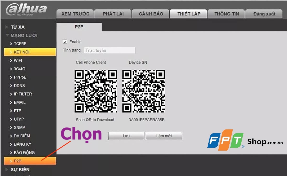 không xem được camera P2P qua mạng khác - hình 3