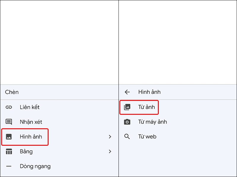 4. Chèn Hình Ảnh Bằng Tìm Kiếm Trên Web