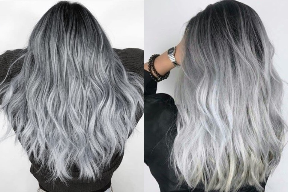 Màu than chì tone sáng cho cô nàng phá cách