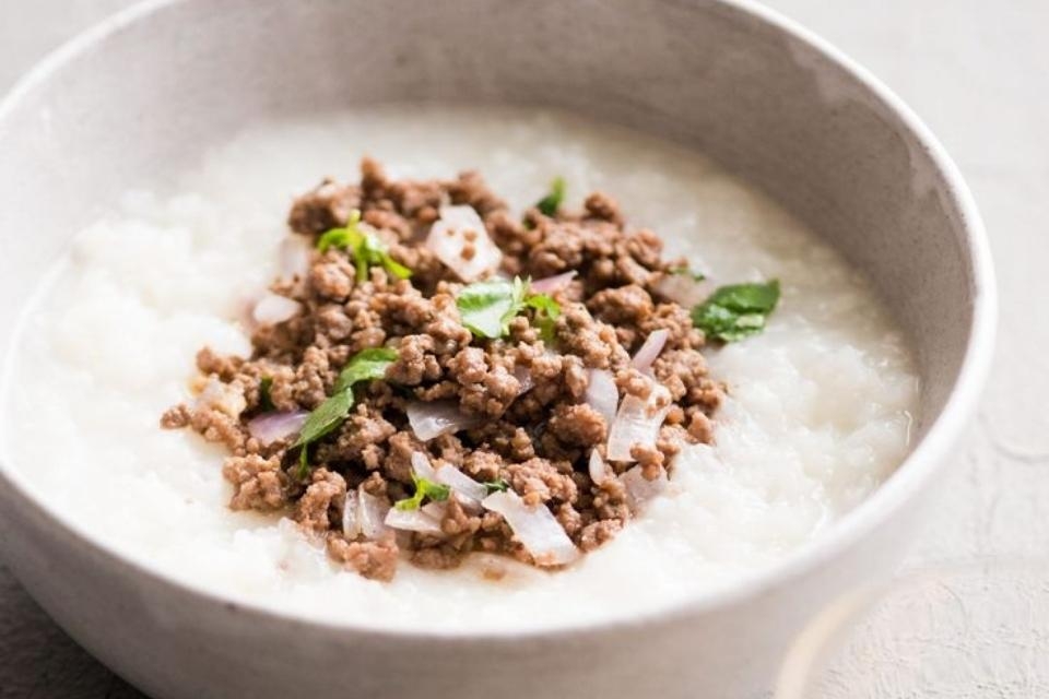 Cháo thịt bò cho bé - ảnh 1