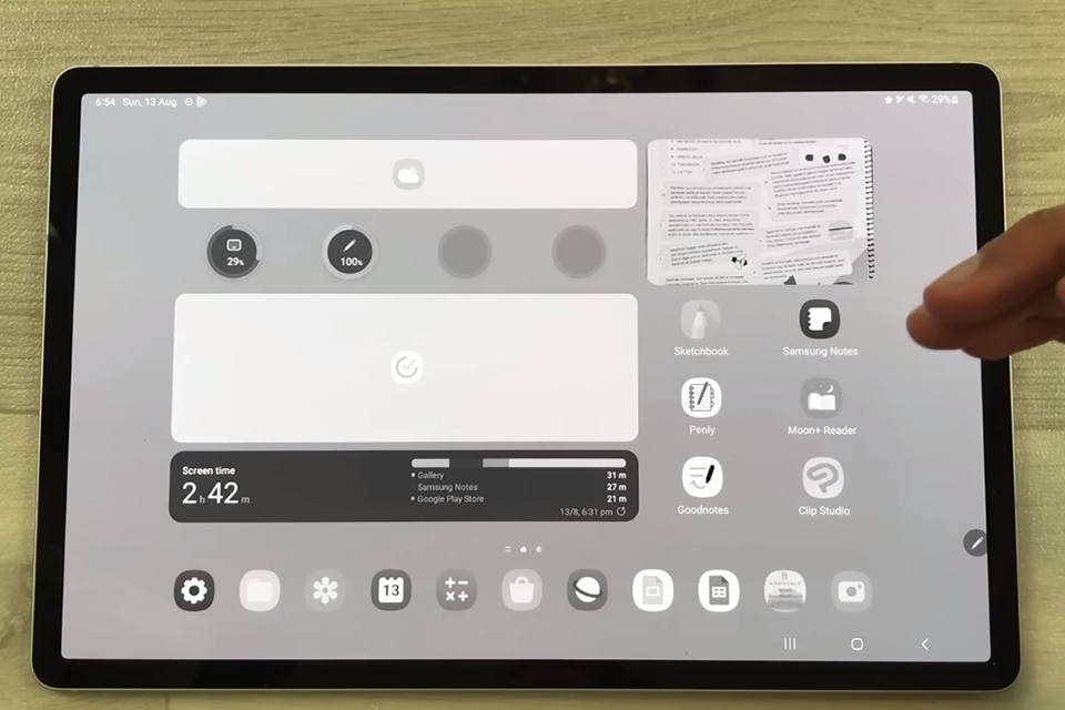 7 mẹo hay ho để bạn thăng hoa trong công việc cùng Samsung Galaxy Tab S9 Series 123